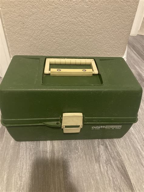 old pal woodstream metal tackle box|old pal woodstream mark iv.